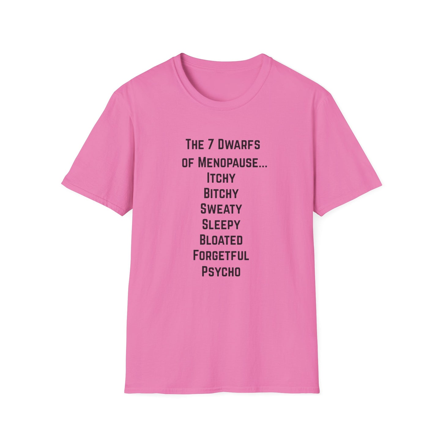 7 Dwarfs of Menopause T-shirt
