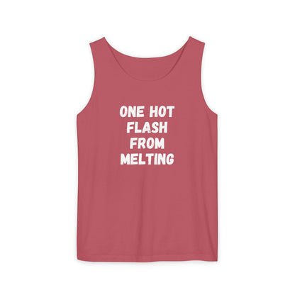 One Hot Flash From Melting Tank Top