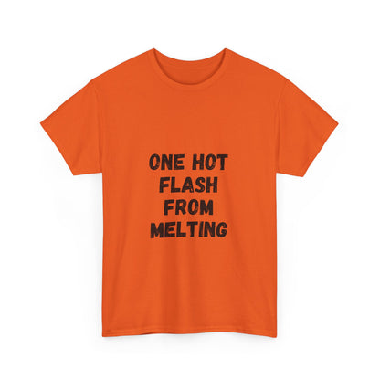 One Hot Flash From Melting T-Shirt