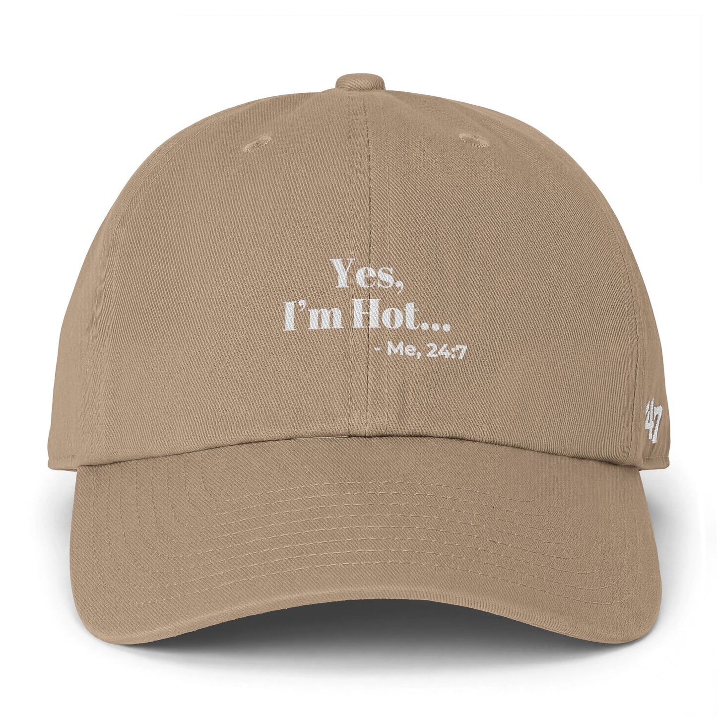 Yes  I'm Hot... Me 24:7  Hat, Funny Menopause Baseball Cap for Women
