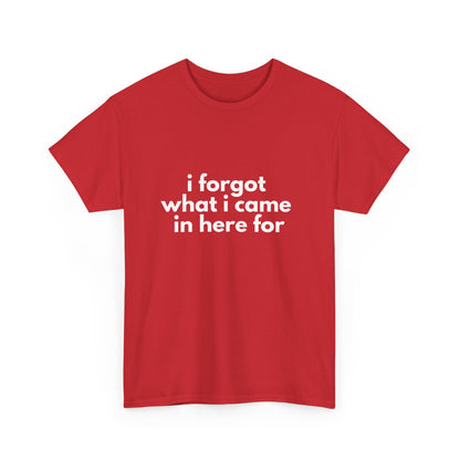 I Forgot What I Came In Here For Shirt