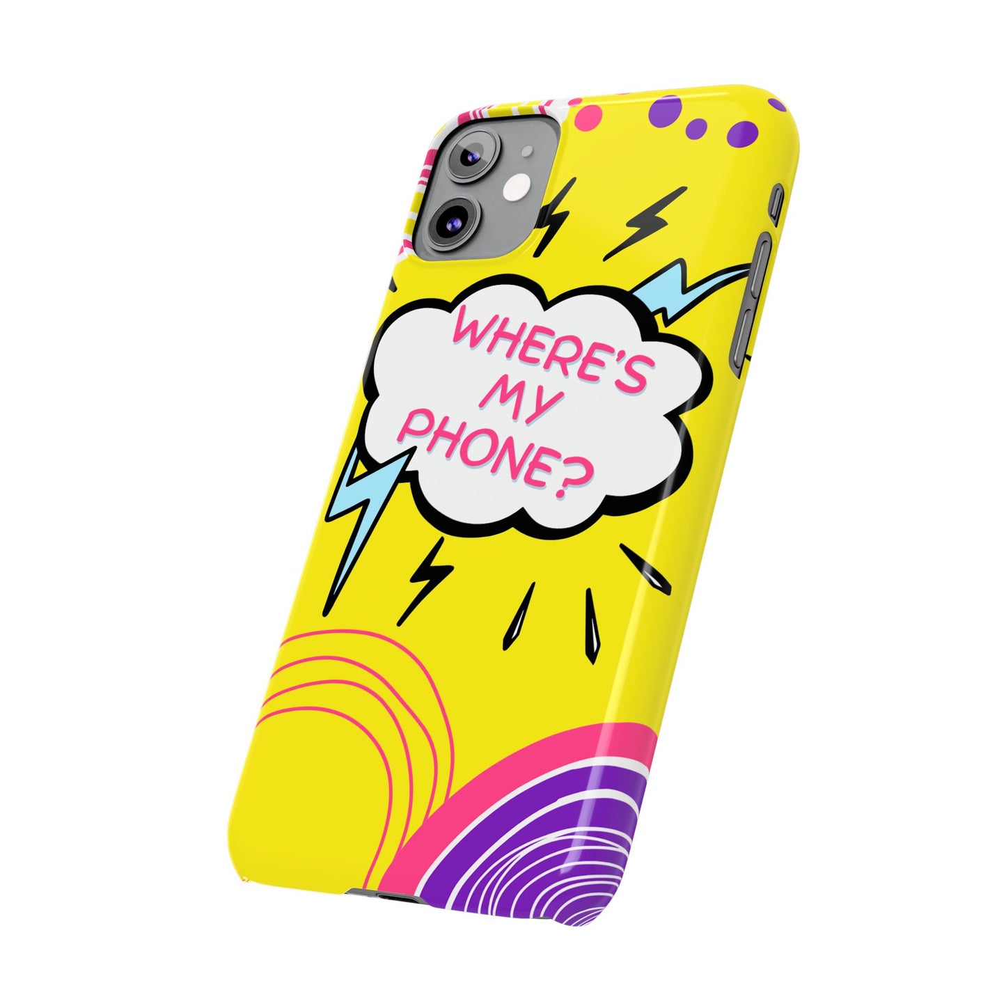Wheres My Phone Slim Phone Case