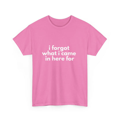 I Forgot What I Came In Here For Shirt