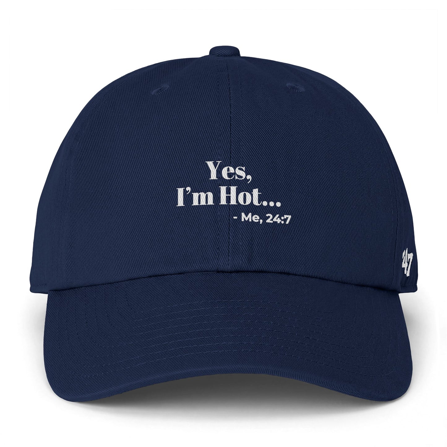 Yes  I'm Hot... Me 24:7  Hat, Funny Menopause Baseball Cap for Women