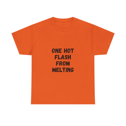 One Hot Flash From Melting T-Shirt