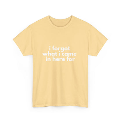 I Forgot What I Came In Here For Shirt