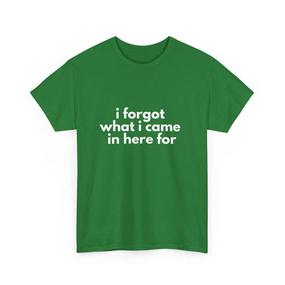 I Forgot What I Came In Here For Shirt