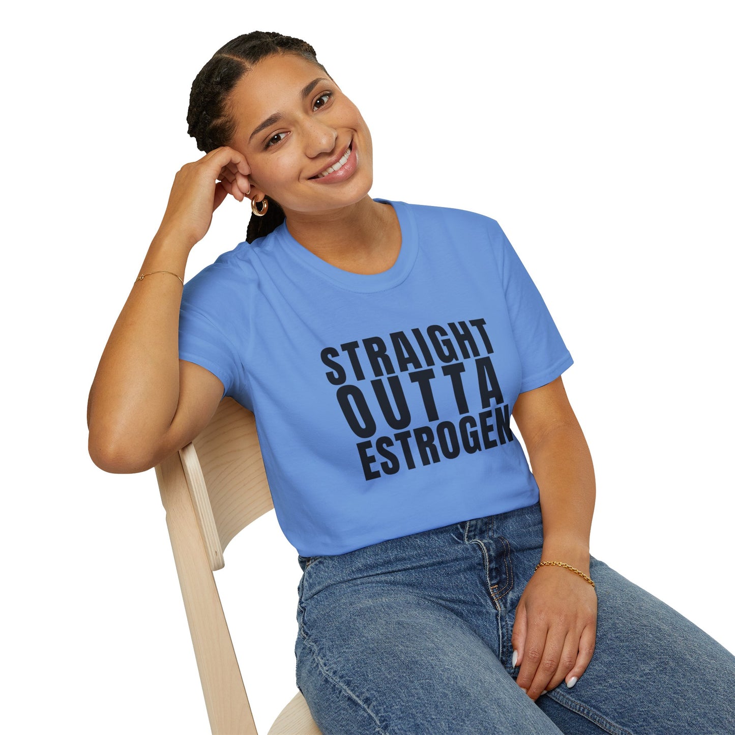 Straight Outta Estrogen Softstyle T-Shirt