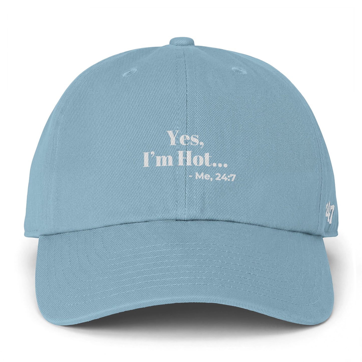 Yes  I'm Hot... Me 24:7  Hat, Funny Menopause Baseball Cap for Women