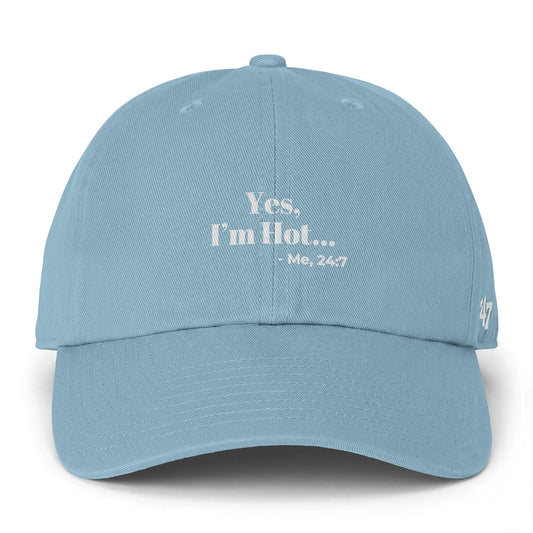 Yes  I'm Hot... Me 24:7  Hat, Funny Menopause Baseball Cap for Women