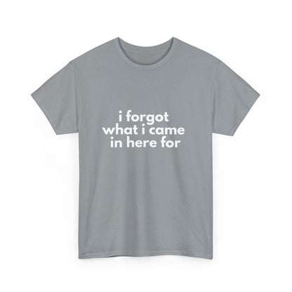 I Forgot What I Came In Here For Shirt