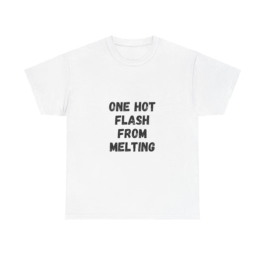 One Hot Flash From Melting T-Shirt