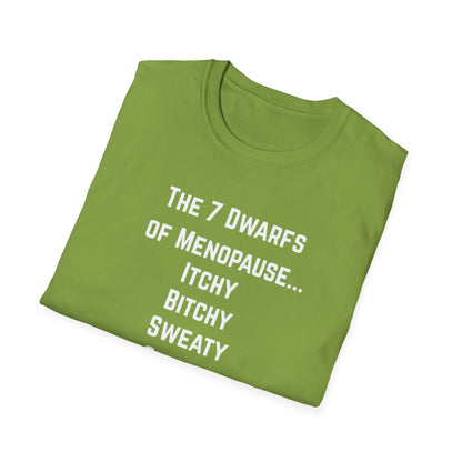 7 Dwarfs of Menopause T-shirt