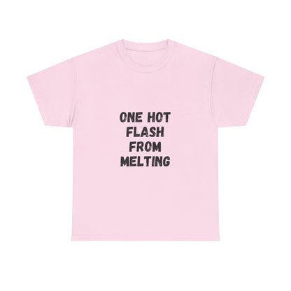 One Hot Flash From Melting T-Shirt