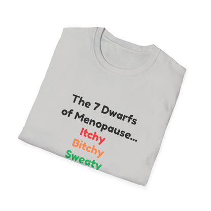 7 Dwarfs of Menopause T-shirt