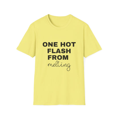 One Hot Flash From Melting T-shirt