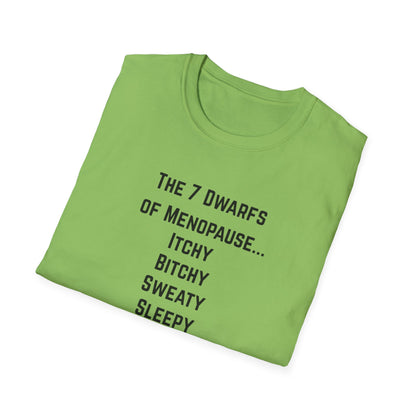 7 Dwarfs of Menopause T-shirt